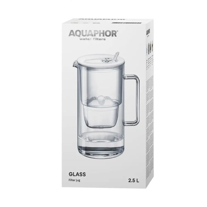 Кана за пречистване на вода AQUAPHOR GLASS WHITE (МФП Mg)