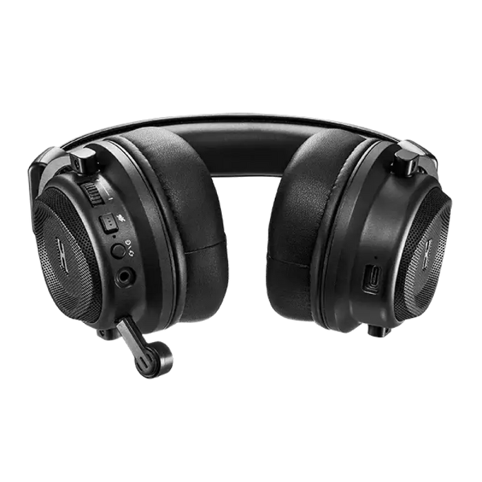 Геймърски безжични слушалки PowerColor Alphyn AH10 - Черни