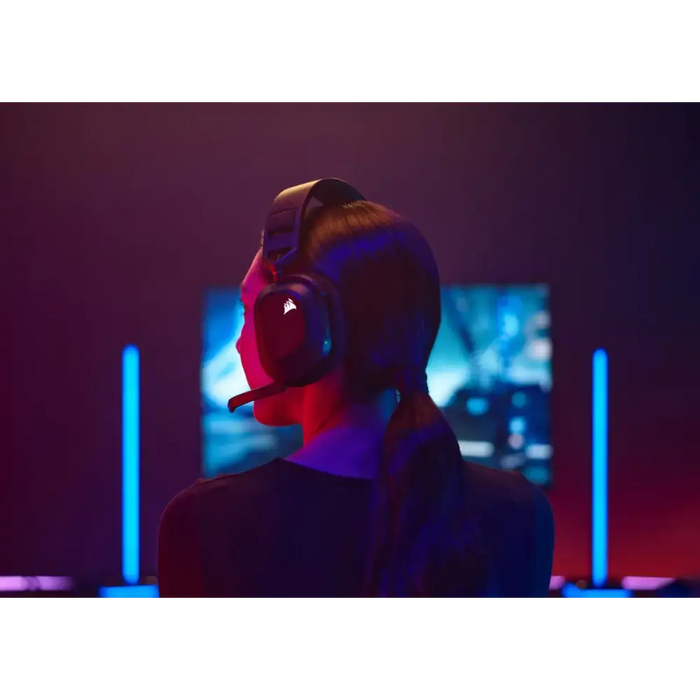 Блутут слушалки с микрофон Corsair HS80 RGB Черен