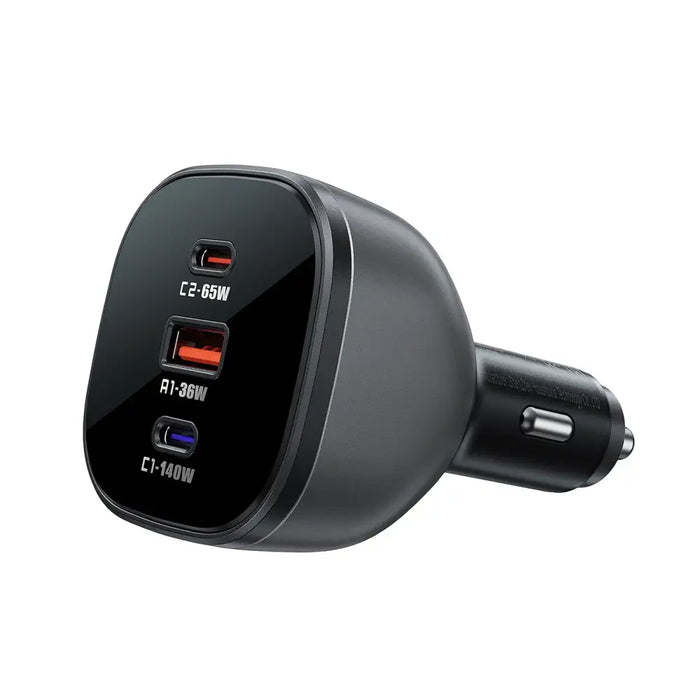 Зарядно за кола Acefast B14 165W 2x USB-C 1x USB-A - черно