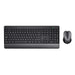 Клавиатура с мишка Trust Trezo Черен Испанска Qwerty