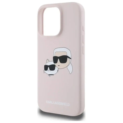 Силиконов кейс Karl Lagerfeld Heads Print MagSafe за iPhone