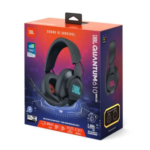 Безжични гейминг слушалки JBL Quantum 610 черни