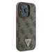 Кожен калъф с метално лого Strass Crossbody Guess за iPhone
