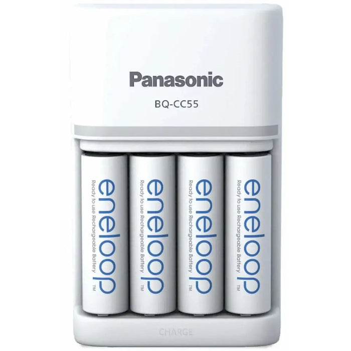 Зарядно за батерии PANASONIC Eneloop Smartplus BQ-CC55 + 4x