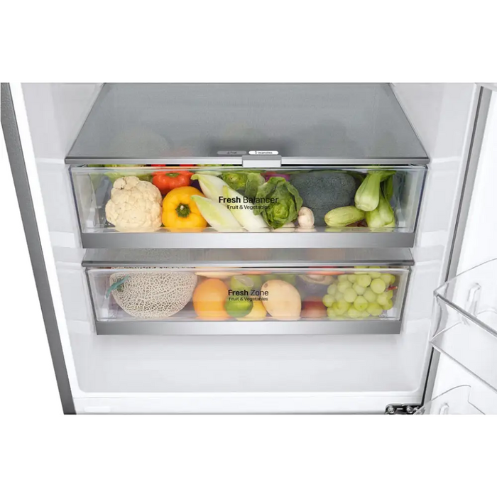 Хладилник с фризер LG GBF567PZCMB + Уред за готвене Tefal