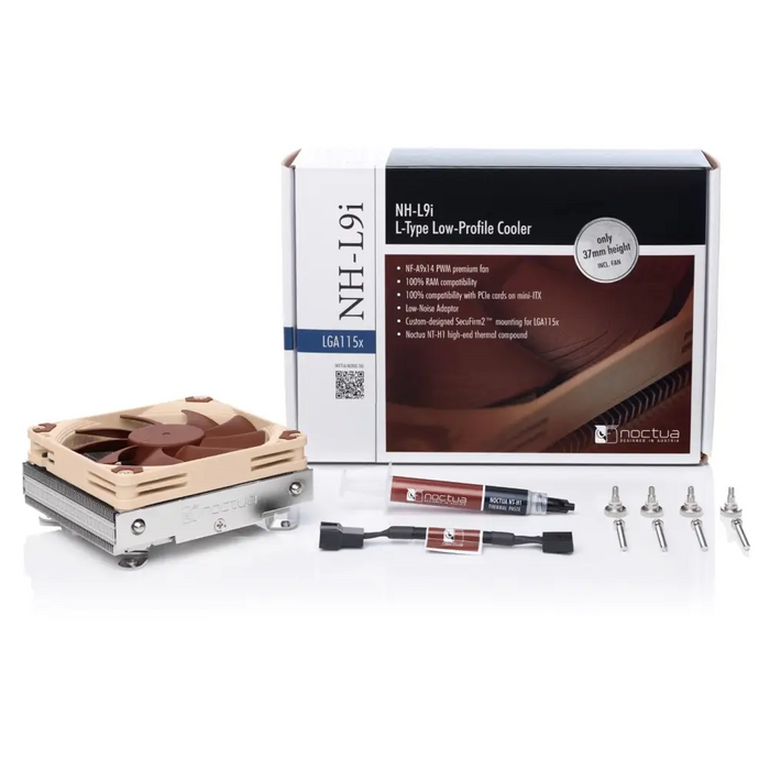 Охладител за процесор Noctua NH-L9i 9,2 см бежов кафяв
