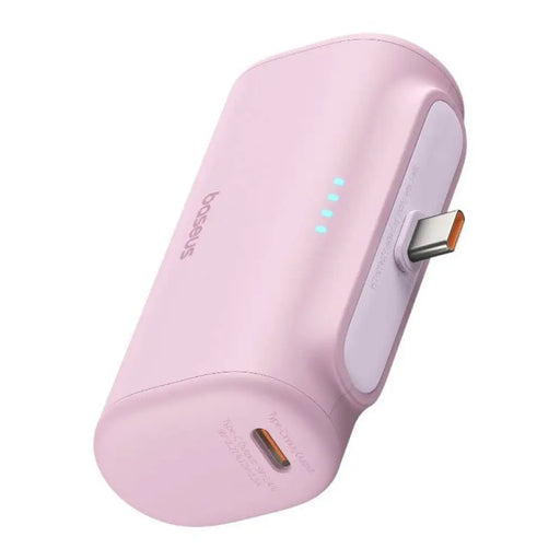 Преносима батерия Baseus Compact USB-C 5000mAh 20W розова