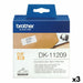 Етикети за принтер Brother DK-11209 Черен/Бял 62 x 29 mm (3