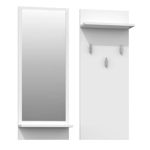 Закачалка за дрехи Topeshop RIVA WIESZAK BIEL Бяла