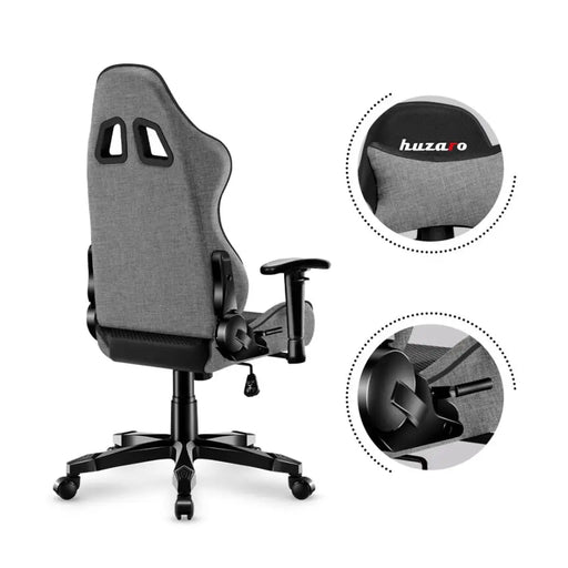 Геймърски стол за деца Huzaro HZ-Ranger 6.0 Grey Mesh сиво