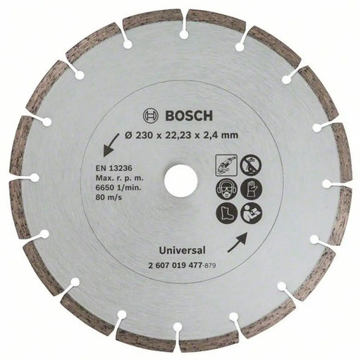 ДИАМАНТЕН ДИСК ЗА РЯЗАНЕ НА НЕМЕТАЛ BOSCH 230x2.4x22.23