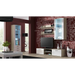 Витрина Cama SOHO S1 дъб сонома/бял гланц