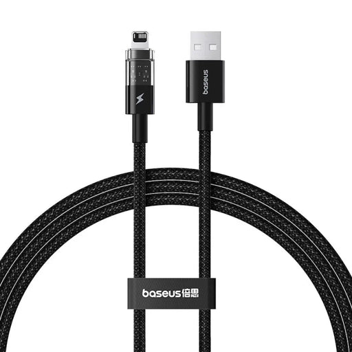 Кабел за бързо зареждане Baseus Gem USB to IP 2.4A 1 м черен
