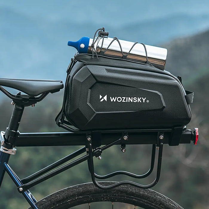 Велосипедна чанта за багажник Wozinsky WSR-01B 9л - Черна