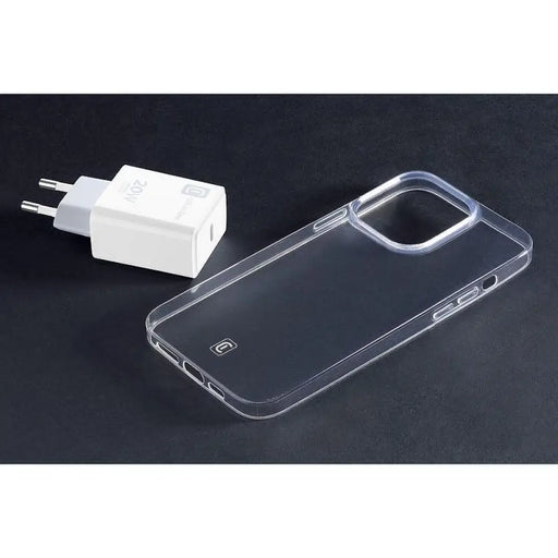 Зарядно устройство Cellularline USB-C 20W + калъф за iPhone