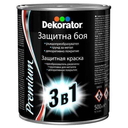 БОЯ ЗА МЕТАЛ 3 В 1 ЗЛАТЕН ХАМЪР 500 ML DEKORATOR