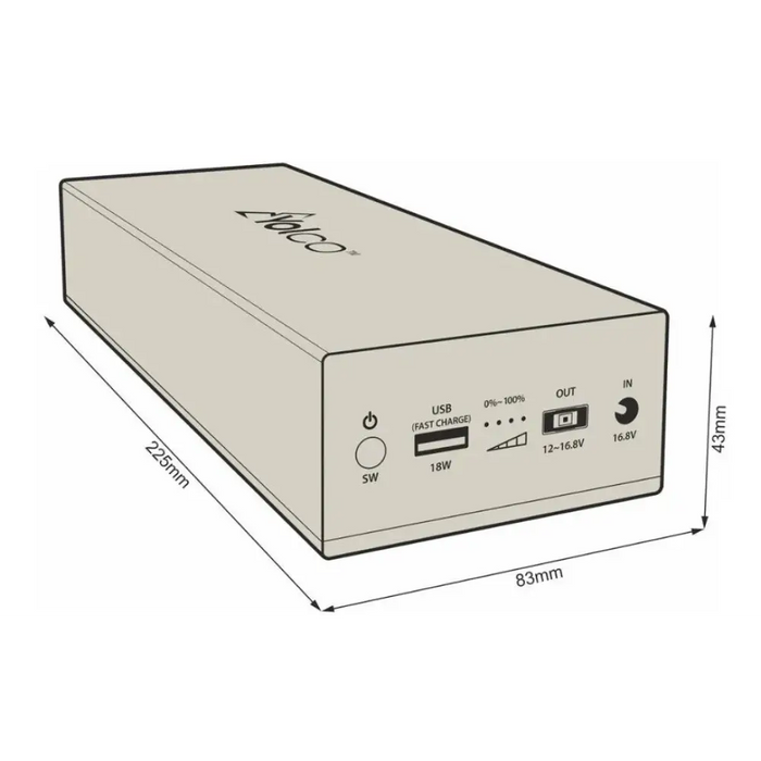 Външна батерия Преносима батерия Powerbank за хладилници