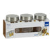 КОМПЛЕКТ БУРКАНИ ЗА СЪХРАНЕНИЕ 3 БР THEA 250 ML KELA