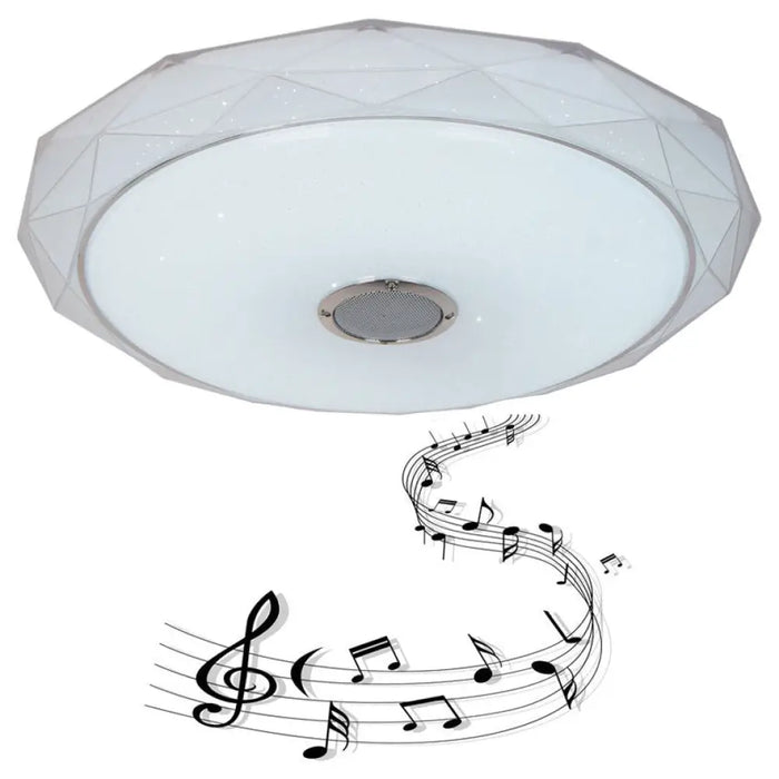 LED ПЛАФОН 72W Ф51 3000K-6000K МУЗИКАЛЕН RGB + ДИСТАНЦИОННО
