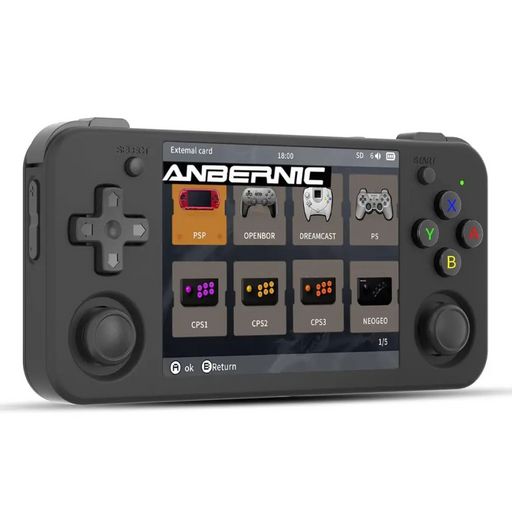Ретро игрална преносима конзола ANBERNIC RG35XX H Черна