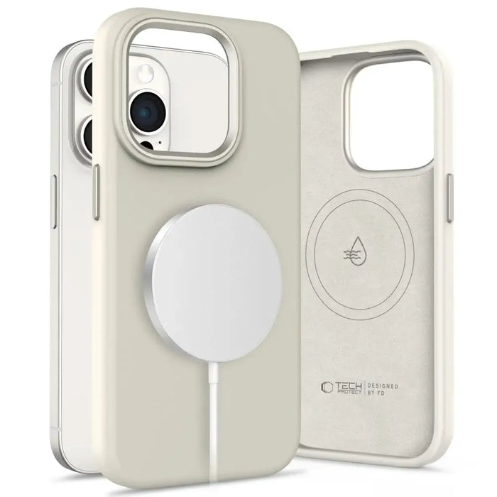 Силиконов PU калъф Tech-Protect MagSafe за iPhone 15 Pro