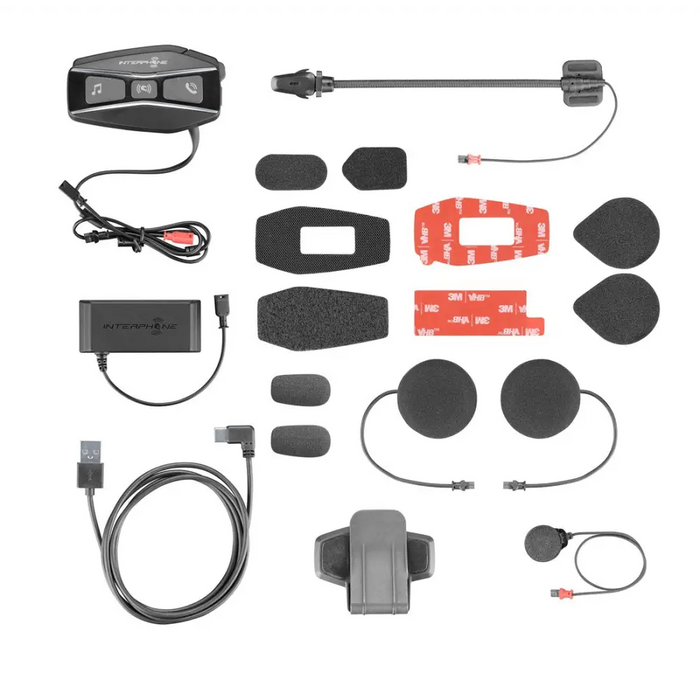 Interphone U-COM 16 Мотоциклетен интерком 1600 м Черен