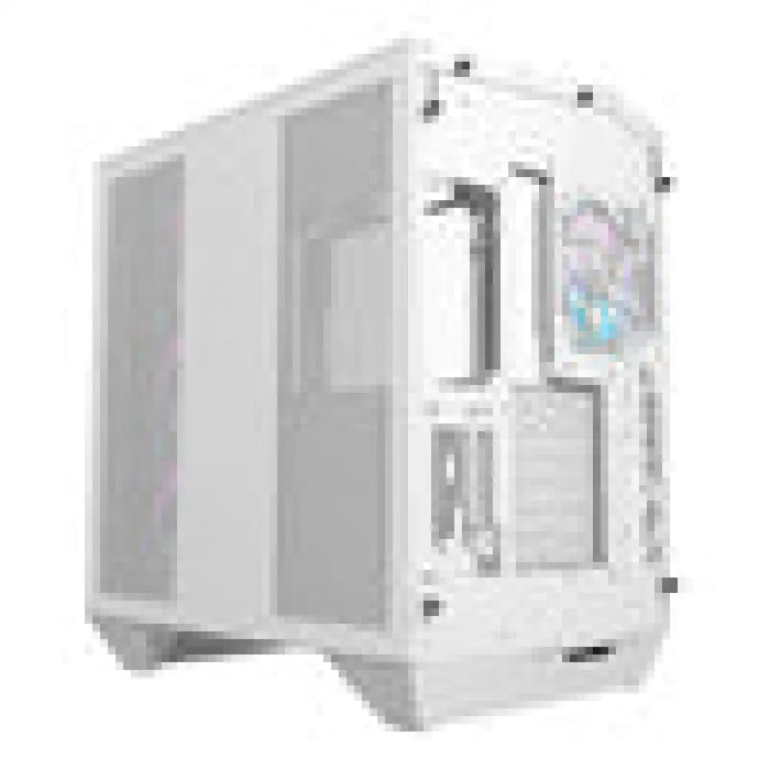 Кутия за компютър Darkflash DY470 (бяла) + 4 вентилатора