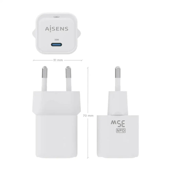 Зарядно за стена Aisens ASCH-35W1P022-W Бял 35 W (1 броя)