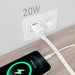 Зарядно за стена Aisens ASCH-20W2P010-W Бял 20 W (1 броя)