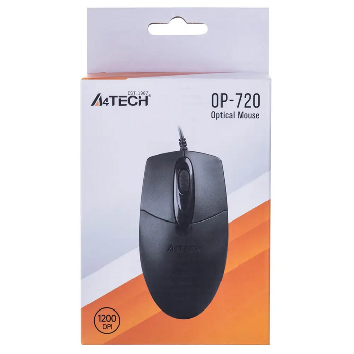 Мишка A4Tech OP-720 USB Type-A Optical 800 DPI