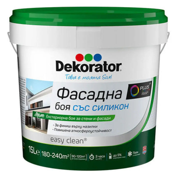 ФАСАДНА БОЯ СЪС СИЛИКОН БАЗА ЗА ТОНИРАНЕ DEKORATOR