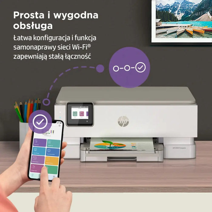 Безжичен многофункционален цветен принтер HP ENVY Inspire