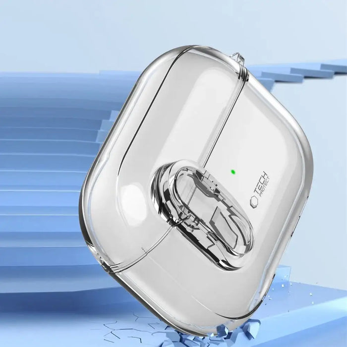 Тънък калъф с кука Tech-Protect за AirPods 1 / 2 - прозрачен