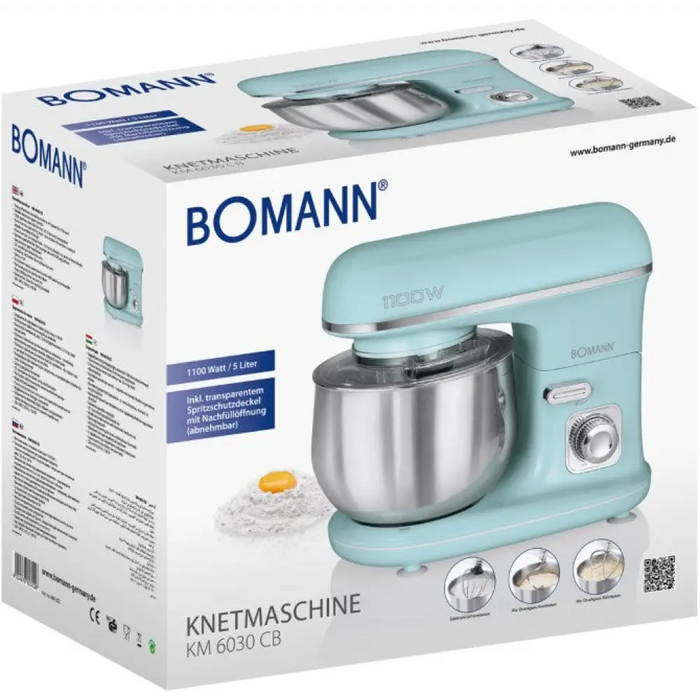 Кухненски робот Bomann KM 6030 CB 1100 W 5 L цвят мента