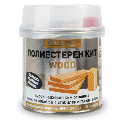 ПОЛИЕСТЕРЕН КИТ ЗА ДЪРВО 250 G KITTFORT WOOD