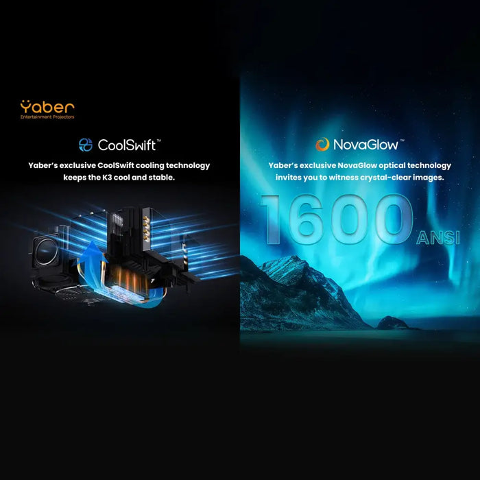 Мултимедиен проектор Yaber K3 LCD FullHD 1080p