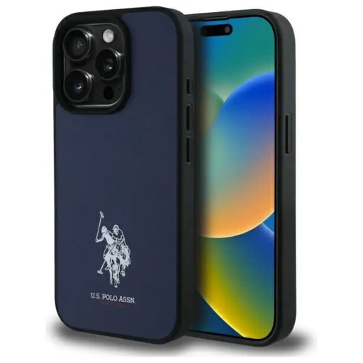 US Polo USHCP15XPGEV iPhone 15 Pro Max 6.7’’ тъмносиня кожа