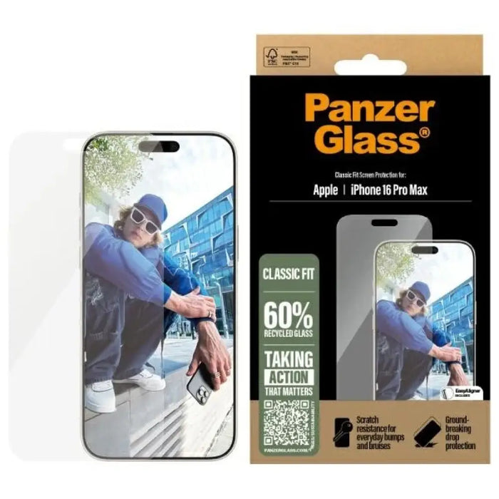 Стъклен протектор PanzerGlass iPhone 16 Pro Max 6.9’’