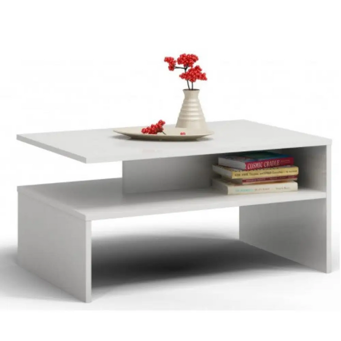 Topeshop ŁAWA BOSTON BIEL масичка за кафе/странична/крайна
