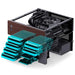 Кутия Jonsbo N4 NAS m-ATX Black