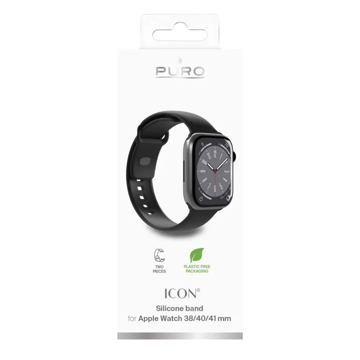 Силиконова каишка Puro Icon за Apple Watch 38 / 40 / 41 mm
