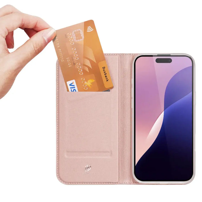 Калъф Dux Ducis Skin Pro iPhone 16 Pro Max с флип и слот