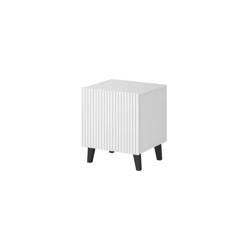 ПАФОС нощно шкафче 2 бр. 45x40x51 см бял мат