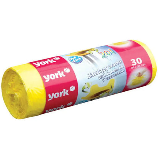 ТОРБИ ЗА ОТПАДЪЦИ С ДРЪЖКИ 20L 30БР YORK