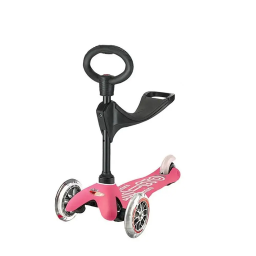 Микро триколесен скутер/райдър Mini 3in1 Deluxe Pink