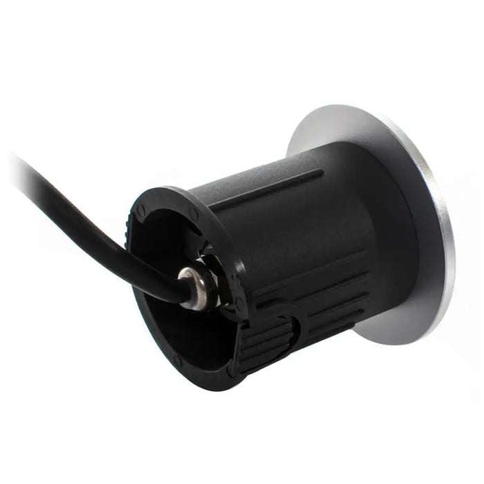 LED ТЯЛО ЗА ВГРАЖДАНЕ В ЗЕМЯ 24V 3W 6000K IP67 Ф60 СРЕБРО