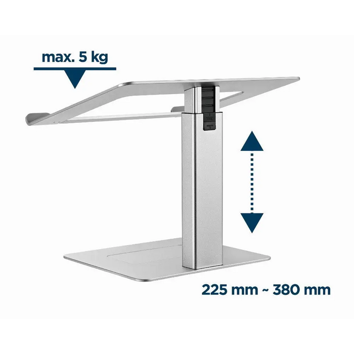 Стойка за лаптоп Gembird NBS-D1-02 Silver 39.6 cm (15.6’’)