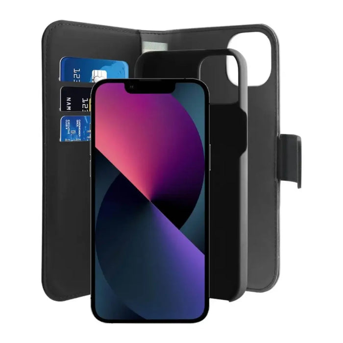 Подвижен калъф Puro Wallet MagSafe 2in1 PU кожен с капак