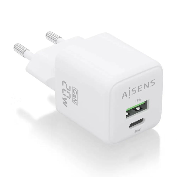 Зарядно за стена Aisens ASCH-20W2P010-W Бял 20 W (1 броя)